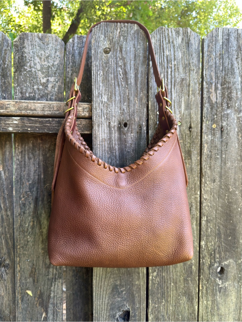 HH Dry Goods Artisan Made Mora Shoulder Bag in Limited Edition Walnut Leather